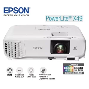 PROYECTOR EPSON PowerLite X49 3600L XGA