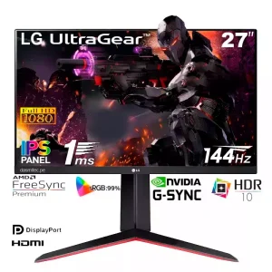 Monitor 27″ LG 27GN65R 144HZ 1MS IPS