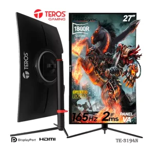 Monitor Teros TE-3194N 27″ VA Curvo 165Hz 2MS
