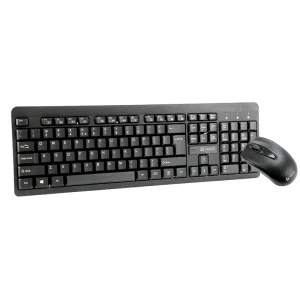 Kit Inalámbrico Multimedia Teclado + Mouse Teros TE-4061N USB Negro