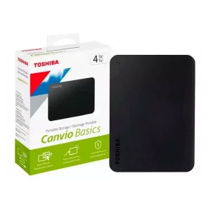 Disco duro externo Toshiba Canvio Basic, 4TB, USB 3.0, 2.5″