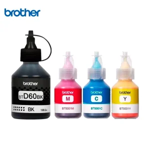 Tinta Brother Original 4pack BT- D60BK,C,Y,M