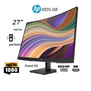 Monitor Curvo HP V27c G5 27 75Hz 5ms 1920x1080 con parlantes HDMI DP