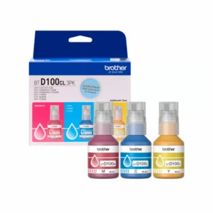 PACK 3 BOTELLAS TINTA CYAN MAGENTA Y YELLOW 5000 PN BTD100CL3PK